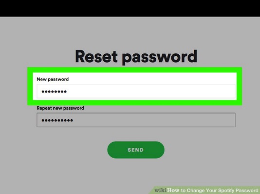 spotify password reset is not valid