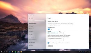 windows could not detect proxy settings