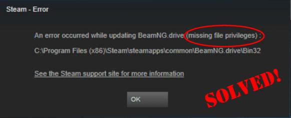 Steam Missing File Privileges – What Is It And The Solution To The Problem